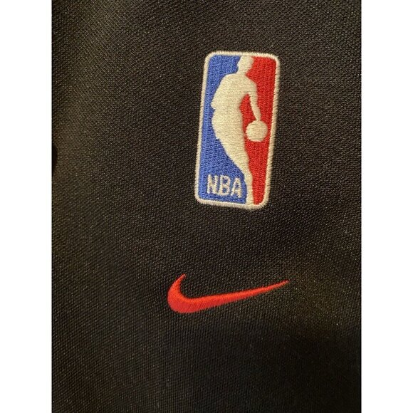 Nike NBA 76ers Sixers Joggers Sweatpants Black Athleisure Basketball Tear Away - Picture 3 of 16